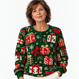 Festive Gift Boxes Cozy Jumper
