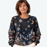 Starry Night Forest Cozy Jumper
