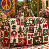 Nutcracker Patchwork Handcrafted Travel Bag
