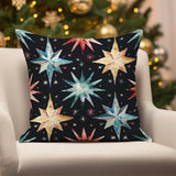 Noel Xmas Scene Pillow Case, Christmas Landscape Cushion Cover, Winter Pillowcase