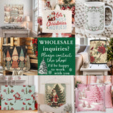 Old Fashioned Style Christmas Village Throw Pillows and Covers