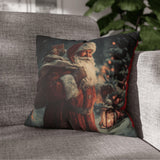Christmas Pillow, Santa Claus Cushion, Festive Holiday Home Decor