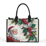Santa Holly Sprig | Handcrafted Bag