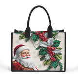 Santa Holly Sprig | Handcrafted Bag