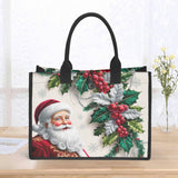 Santa Holly Sprig | Handcrafted Bag