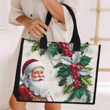 Santa Holly Sprig | Handcrafted Bag