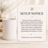 Cozy Hearth & Lantern | Quilted Laundry Basket