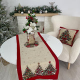 Christmas Pillow Cover, Tapestry Woven Christmas Cushion Cover, Holiday Throw Pillow, Christmas Tree Pillow, Festive Home Decor