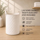 Nordic Star Patchwork | Quilted Laundry Basket