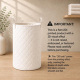 Nordic Star Patchwork | Quilted Laundry Basket