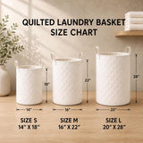 Nordic Star Patchwork | Quilted Laundry Basket