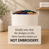 Nordic Star Patchwork | Quilted Laundry Basket