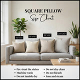 Pillow Cover Decorative Pillow Christmas Decor Holiday Decor Santa Pillow Christmas Pillow Throw Pillow Cover Square