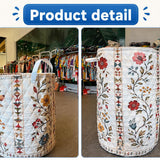 Plaid Wreath Patchwork | Quilted Laundry Basket