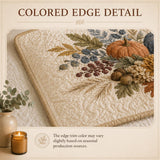 Snowman Bed Runner | Quilted Bedding Set