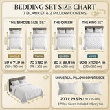 Plaid Poinsettia Patchwork | Quilted Bedding Set
