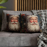 Pillow Cover Decorative Pillow Christmas Decor Holiday Decor Santa Pillow Christmas Pillow Throw Pillow Cover Square