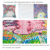 Cross Stitch Cushion Kits for Adults Christmas scenery Needlepoint Kits printed Embroidery Pillow Kit Cross Stitch -Star River Home Scenery