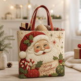 Santa Candy Cane | Handcrafted Bag