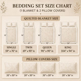 Winter Pine Tree | Quilted Bedding Set