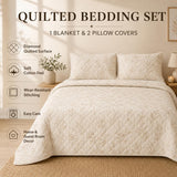 Cardinals & Magnolias | Quilted Bedding Set
