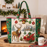 Reindeer Sleigh Cabin | Handcrafted Bag