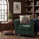 Woven Christmas Tree Tapestry Throw Pillow, Decorative Holiday Cushion For Living Room Home Decor