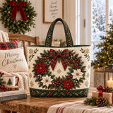Santa & Reindeer | Handcrafted Bag