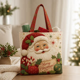 Santa Candy Cane | Handcrafted Bag