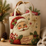 Santa Candy Cane | Handcrafted Bag