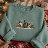 Chocolate Cabin Scene | Cozy Sweater