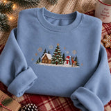 Chocolate Cabin Scene | Cozy Sweater