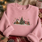 Chocolate Cabin Scene | Cozy Sweater