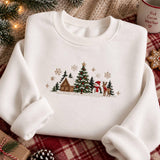 Chocolate Cabin Scene | Cozy Sweater
