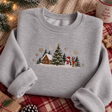 Chocolate Cabin Scene | Cozy Sweater