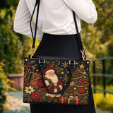 Black Santa Handbag | Handcrafted Bag