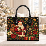 Black Santa Handbag | Handcrafted Bag