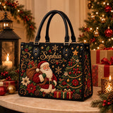 Black Santa Handbag | Handcrafted Bag
