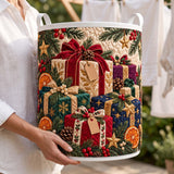 Holiday Gifts & Citrus | Quilted Laundry Basket