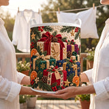 Holiday Gifts & Citrus | Quilted Laundry Basket