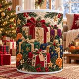 Holiday Gifts & Citrus | Quilted Laundry Basket