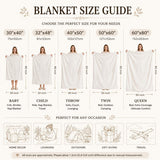 Cosy Nutcracker Blanket – Christmas Ornaments and Stars
