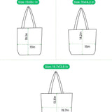Santa & Pine Trees | Handcrafted Bag