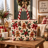 Santa & Reindeer | Handcrafted Bag