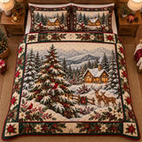 Cabin Deer Meadow | Quilted Bedding Set