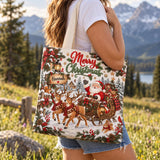Merry Sleigh Canvas | Handcrafted Bag