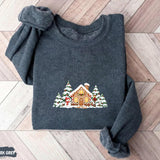 Green Glowing Cabin | Cozy Sweater