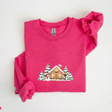 Green Glowing Cabin | Cozy Sweater
