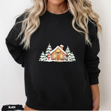 Green Glowing Cabin | Cozy Sweater