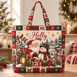 Santa Snowman Frame | Handcrafted Bag
